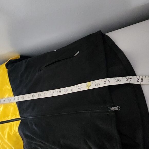 Nike Dri-Fit Livestrong Yellow Black Full Zip Jacket Hood Pants S RARE Womans - Picture 8 of 10